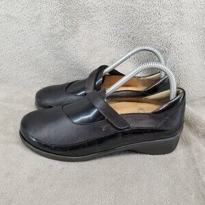 Finn Comfort Shoe Womens EU 38 US 8 Black Leather Glendale Mary Janes *Read*